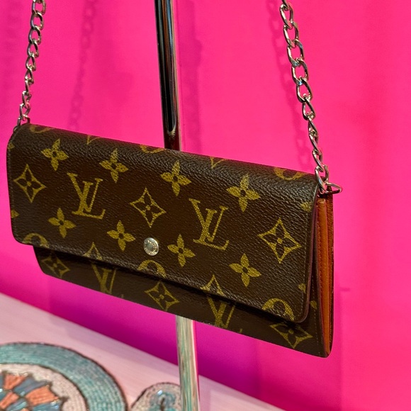 Louis Vuitton Silver Ed Brown Monogram Chain Bag - Picture 14 of 15